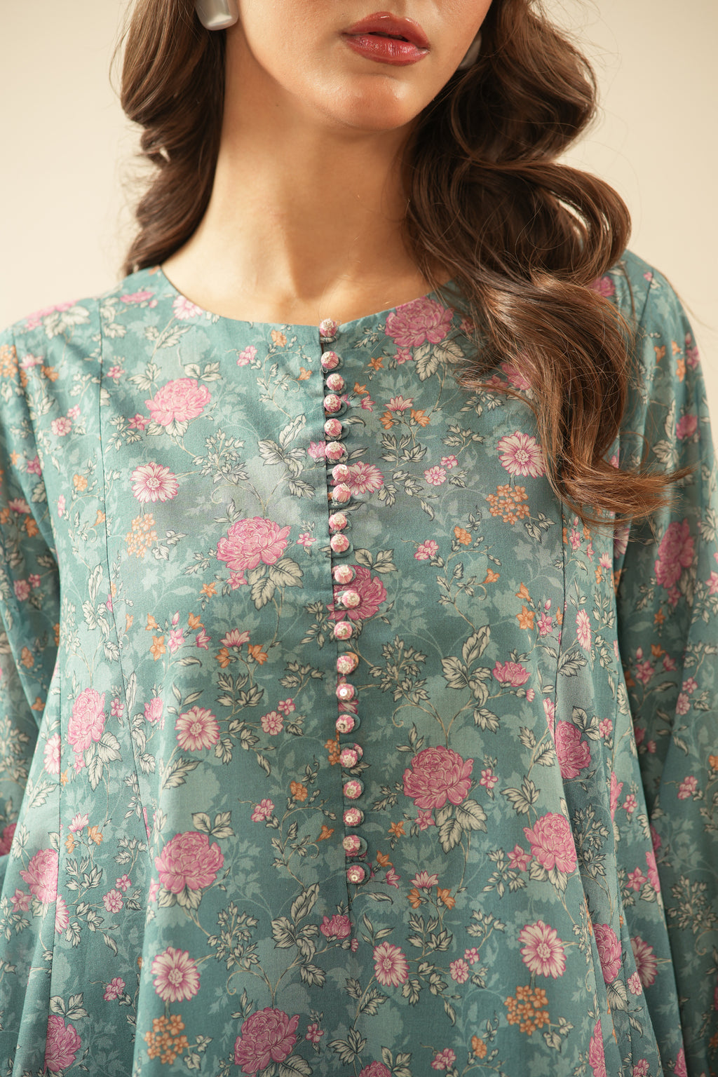 PRINTED LAWN UNSTITCHED 3 PIECE SUIT