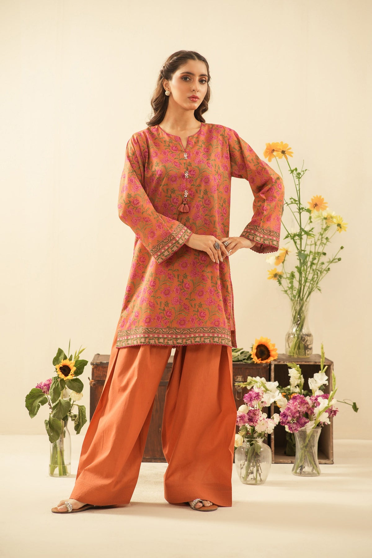 UNSTITCHED 3 PIECE SUIT