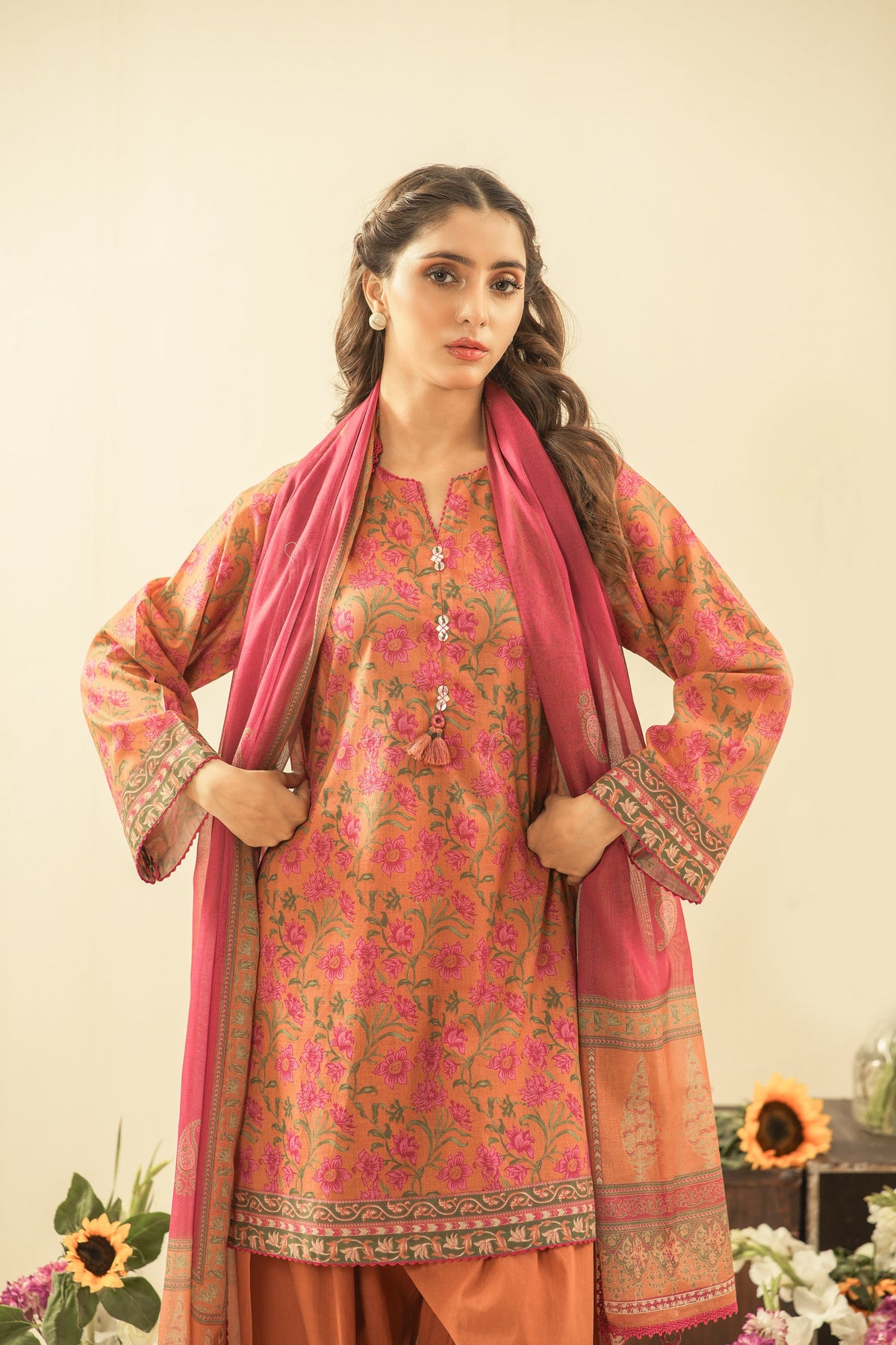 UNSTITCHED 3 PIECE SUIT