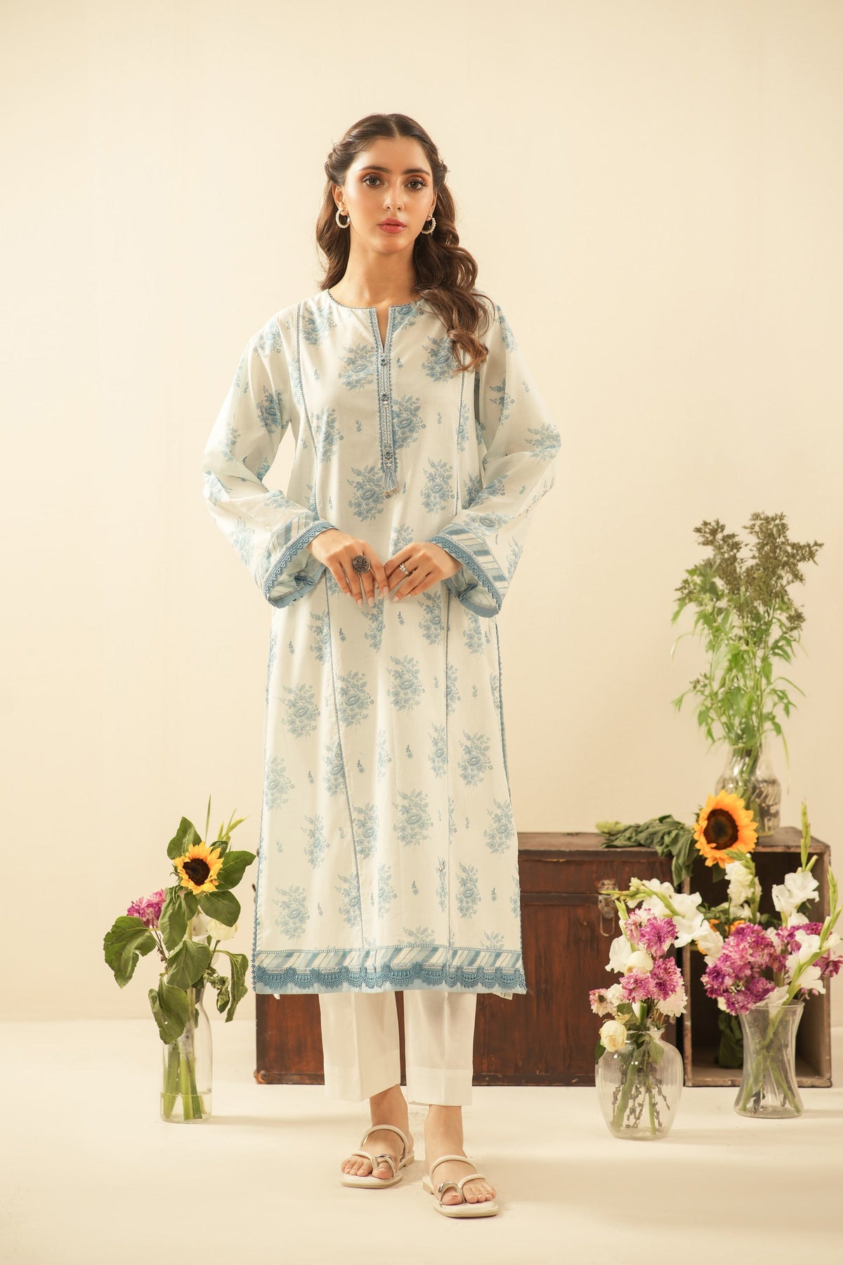 UNSTITCHED 3 PIECE SUIT