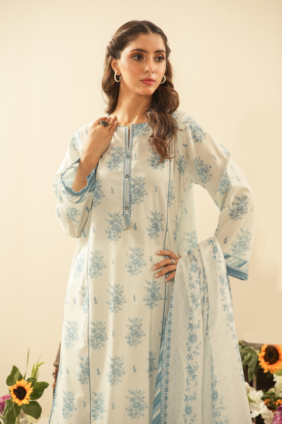 UNSTITCHED 3 PIECE SUIT