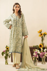 PRINTED LAWN UNSTITCHED 3 PIECE SUIT