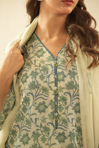 PRINTED LAWN UNSTITCHED 3 PIECE SUIT