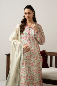 PRINTED LAWN UNSTITCHED 3 PIECE SUIT