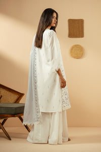 EMBROIDERED CHIKANKARI UNSTITCHED 3 PIECE SUIT