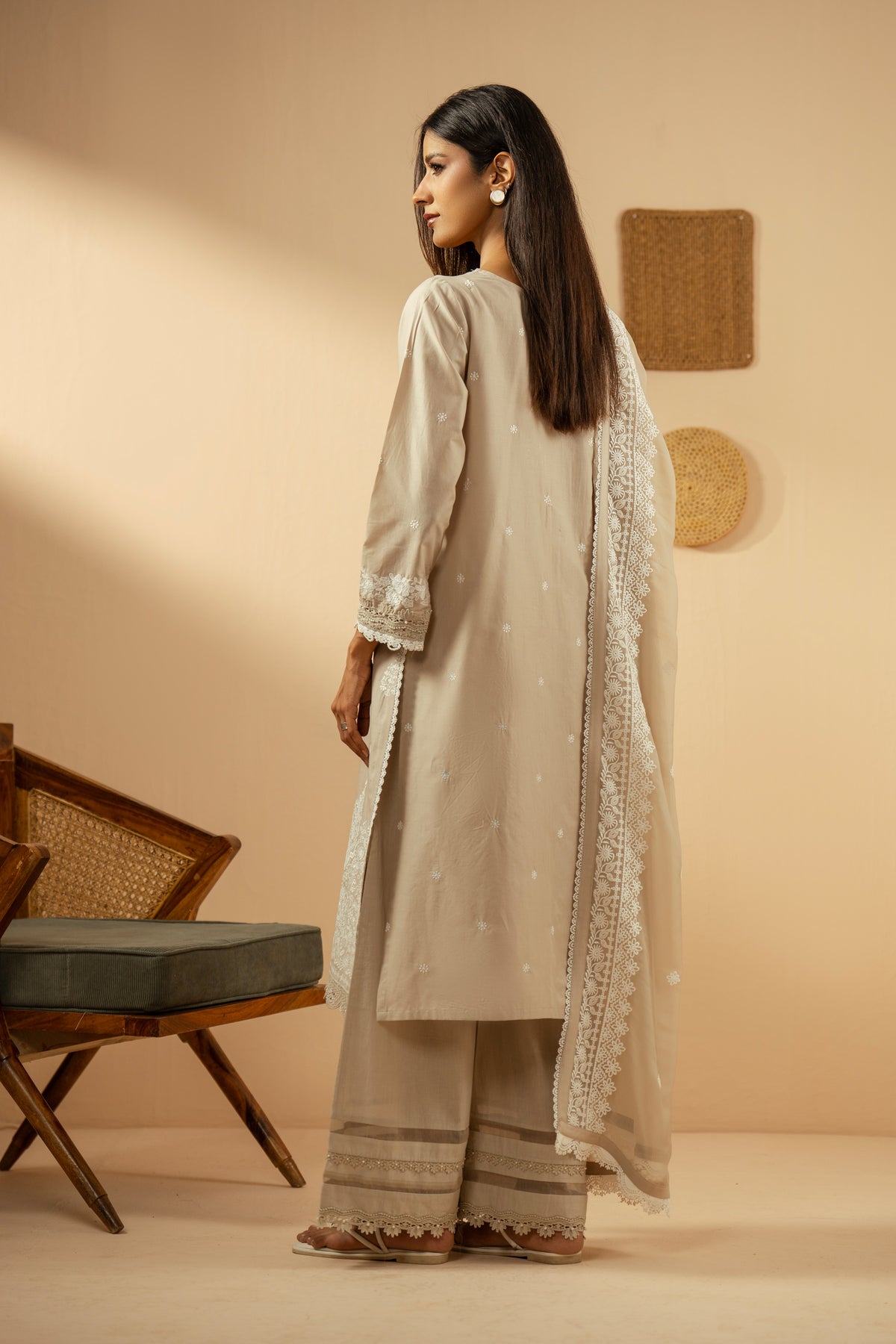 UNSTITCHED 3 PIECE SUIT