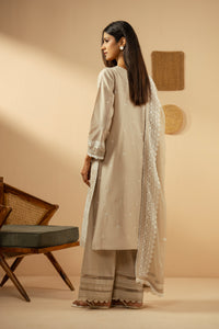 EMBROIDERED CHIKANKARI UNSTITCHED 3 PIECE SUIT