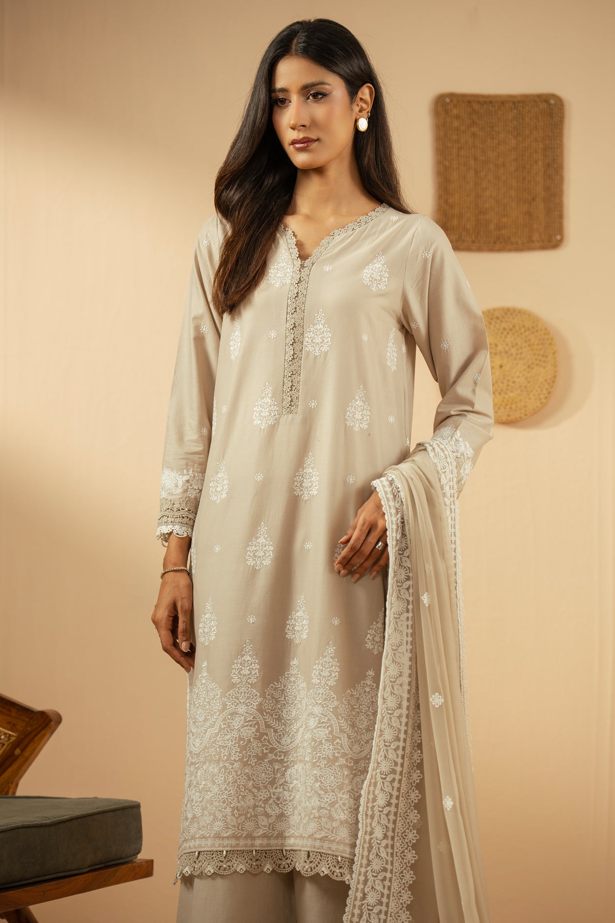 UNSTITCHED 3 PIECE SUIT