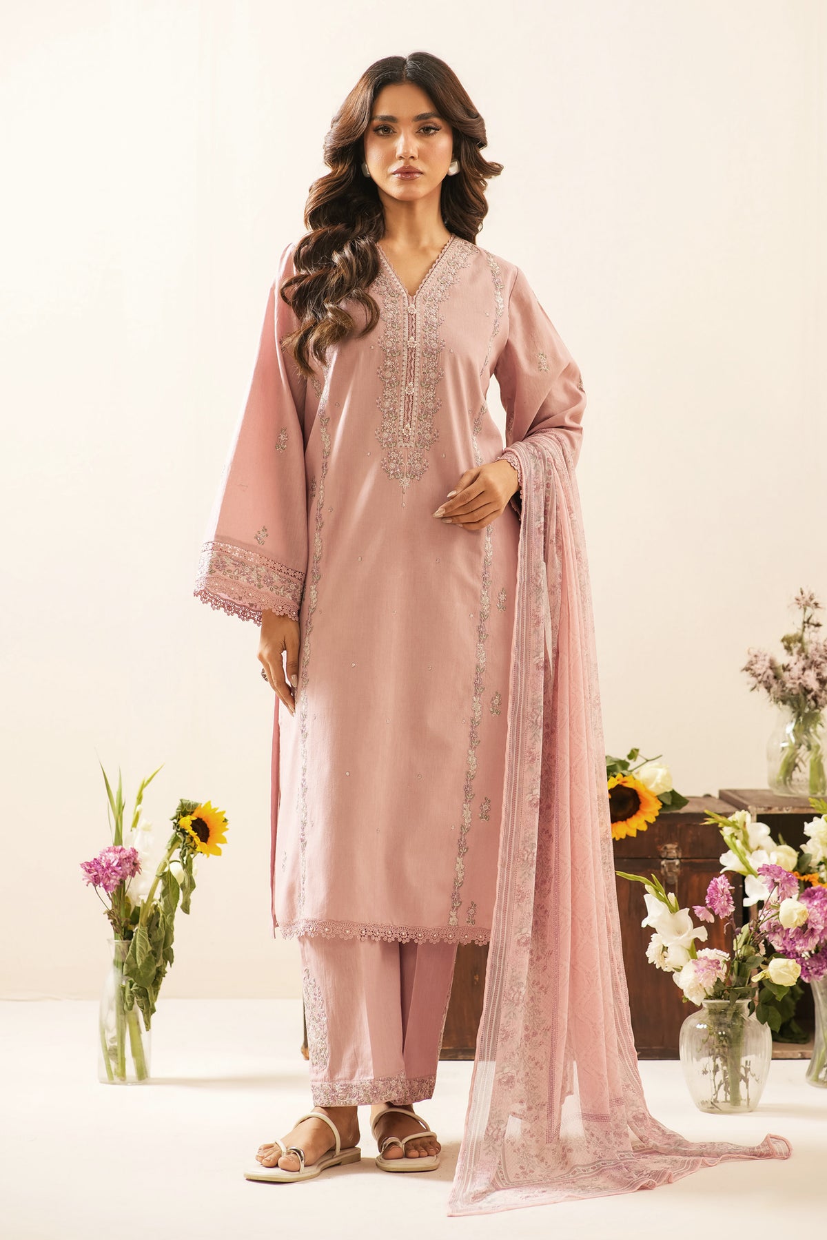 UNSTITCHED 3 PIECE SUIT