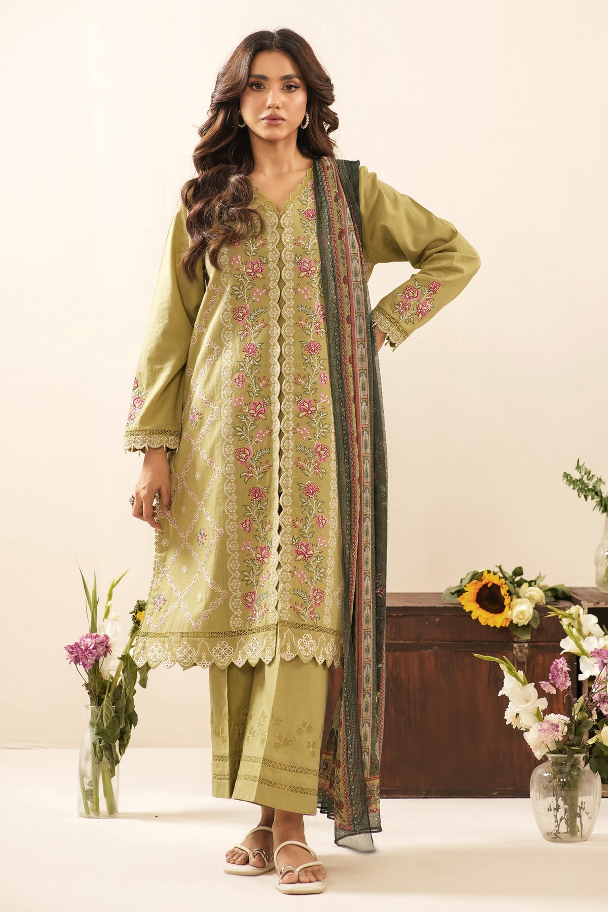 UNSTITCHED 3 PIECE SUIT