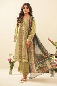 EMBROIDERED CAMBRIC UNSTITCHED 3 PIECE SUIT