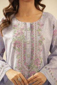EMBROIDERED LAWN UNSTITCHED 3 PIECE SUIT