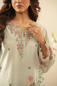 EMBROIDERED CAMBRIC UNSTITCHED 3 PIECE SUIT