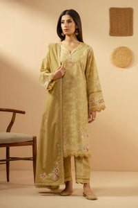 EMBROIDERED CAMBRIC UNSTITCHED 3 PIECE SUIT