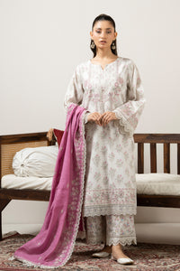 EMBROIDERED CAMBRIC UNSTITCHED 3 PIECE SUIT