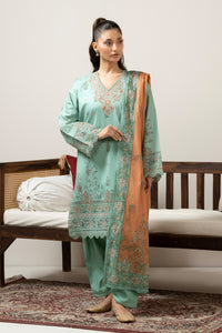 EMBROIDERED LAWN UNSTITCHED 3 PIECE SUIT