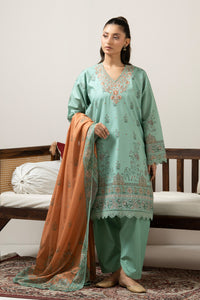 EMBROIDERED LAWN UNSTITCHED 3 PIECE SUIT