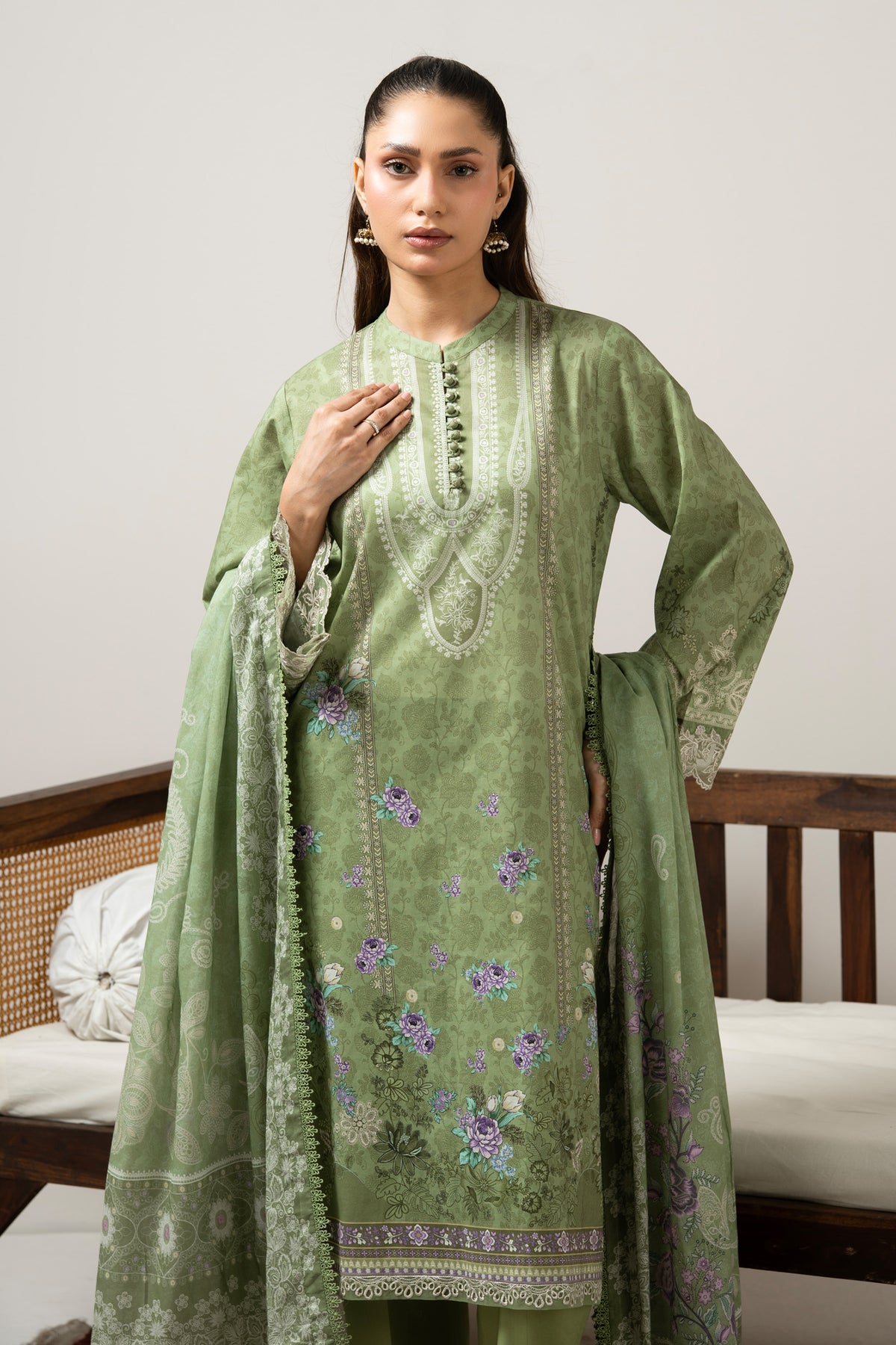 UNSTITCHED 3 PIECE SUIT