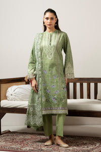 EMBROIDERED LAWN UNSTITCHED 3 PIECE SUIT