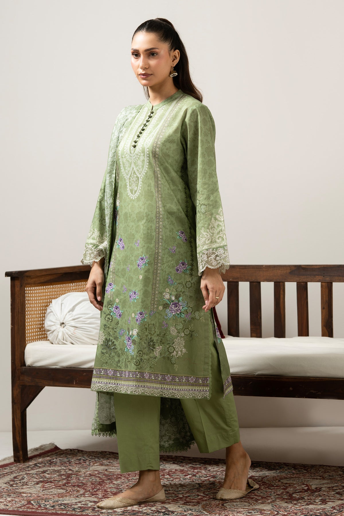 UNSTITCHED 3 PIECE SUIT