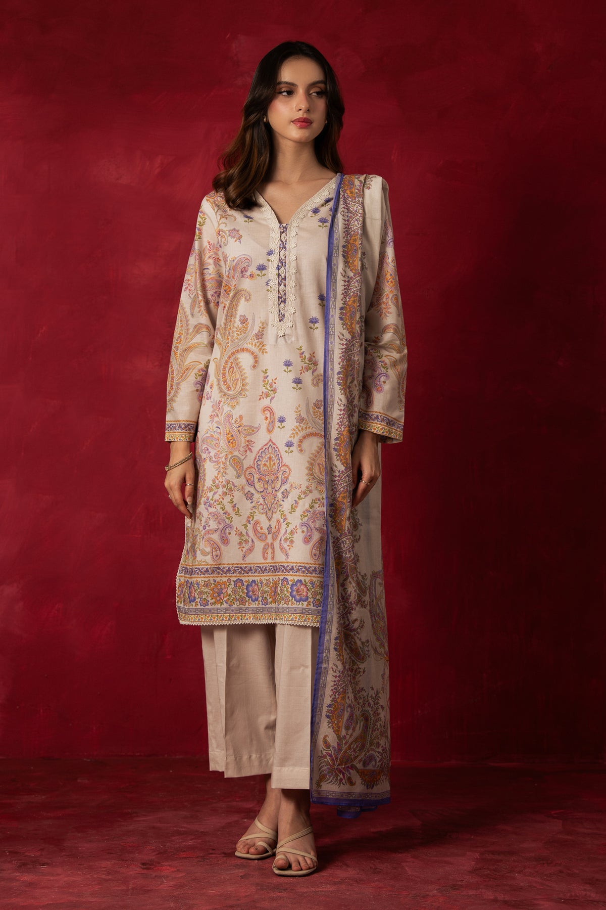 STITCHED 3 PIECE SUIT