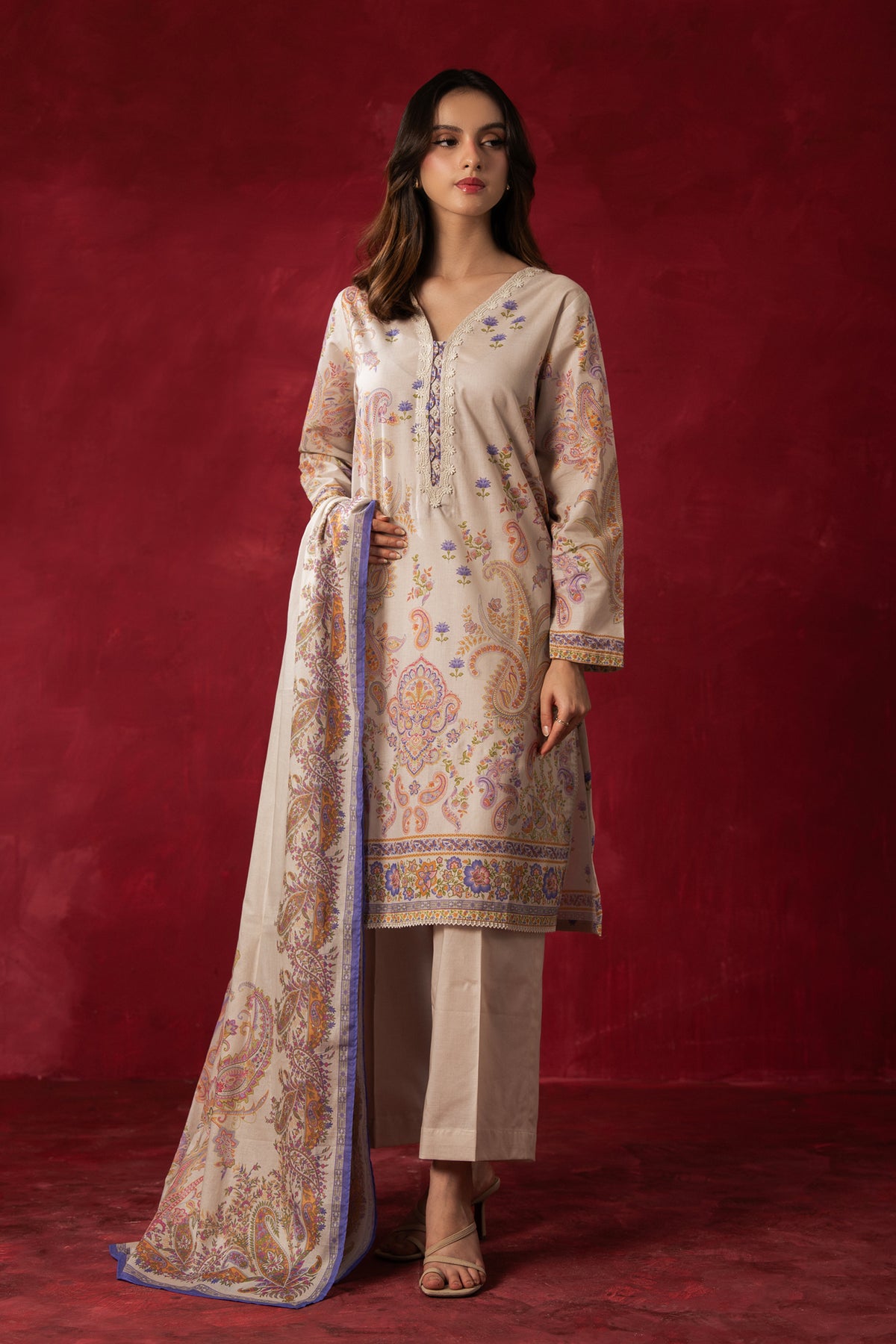 STITCHED 3 PIECE SUIT