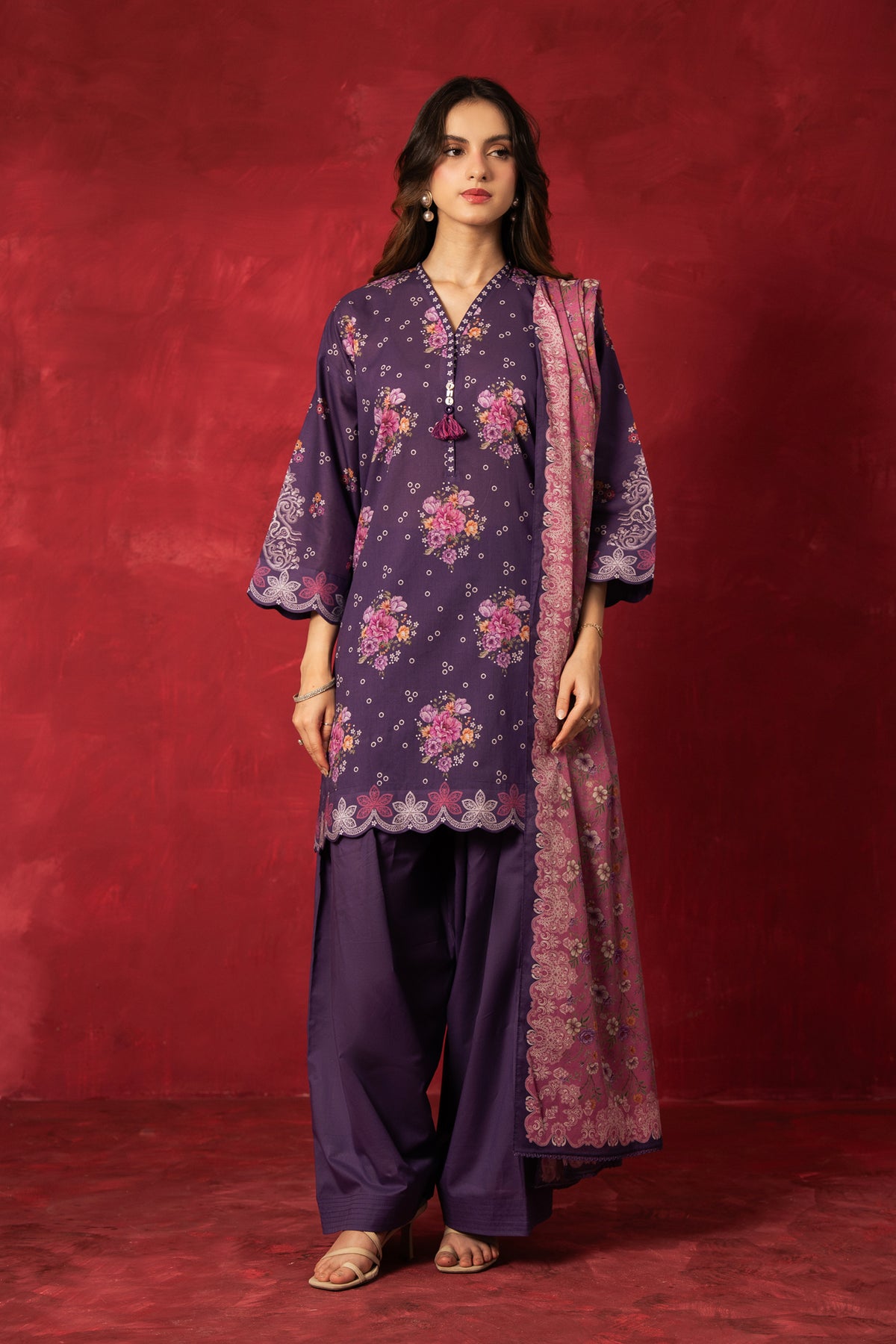 STITCHED 3 PIECE SUIT