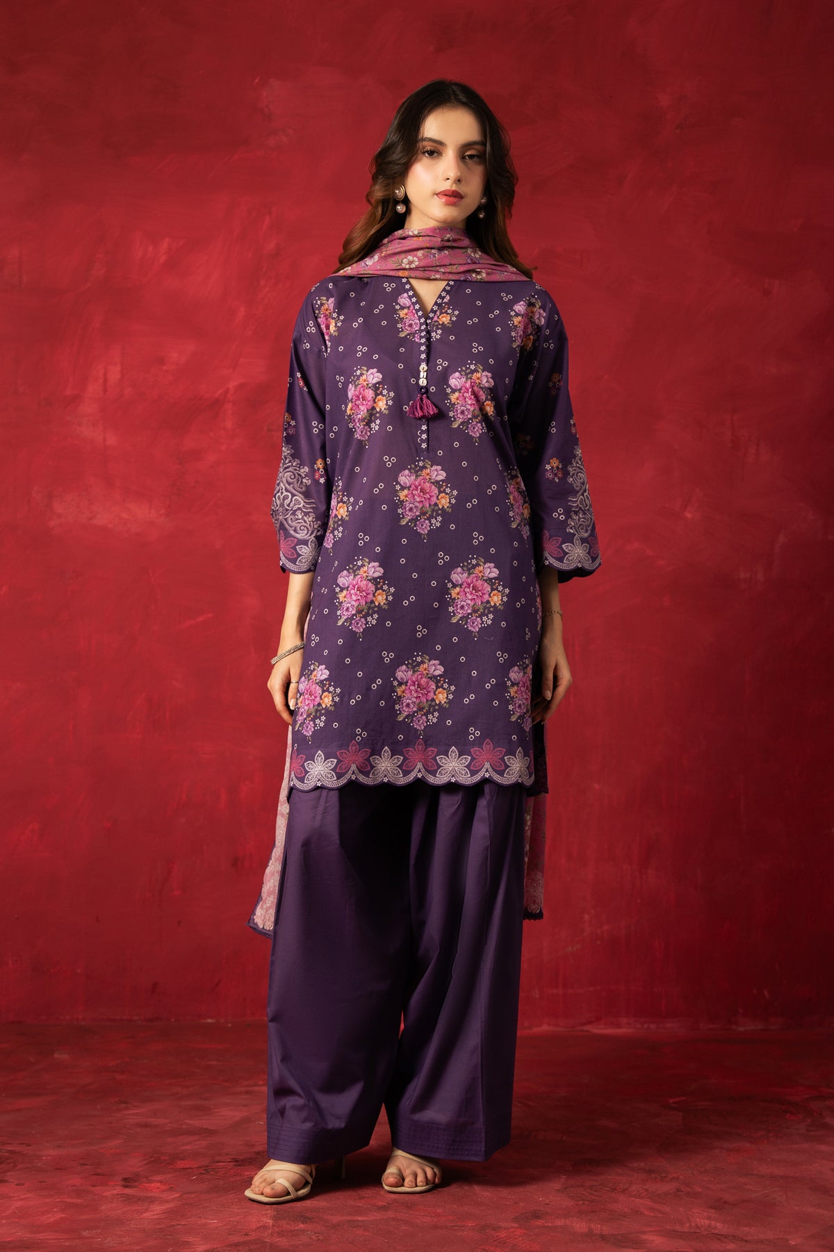 STITCHED 3 PIECE SUIT