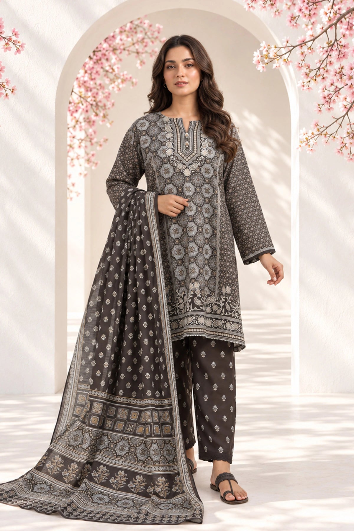 Unstitched 3-Piece