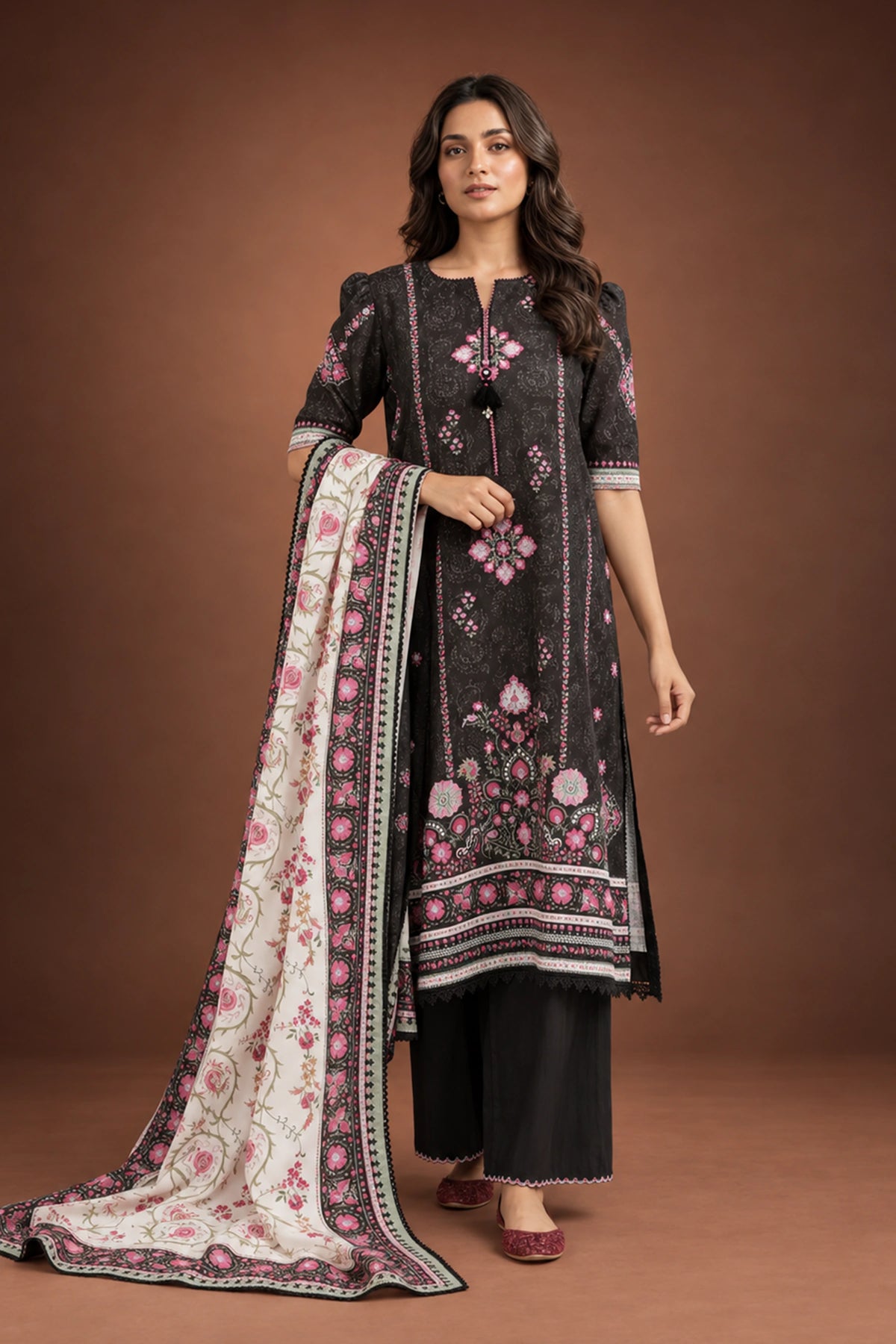 Unstitched 3-Piece