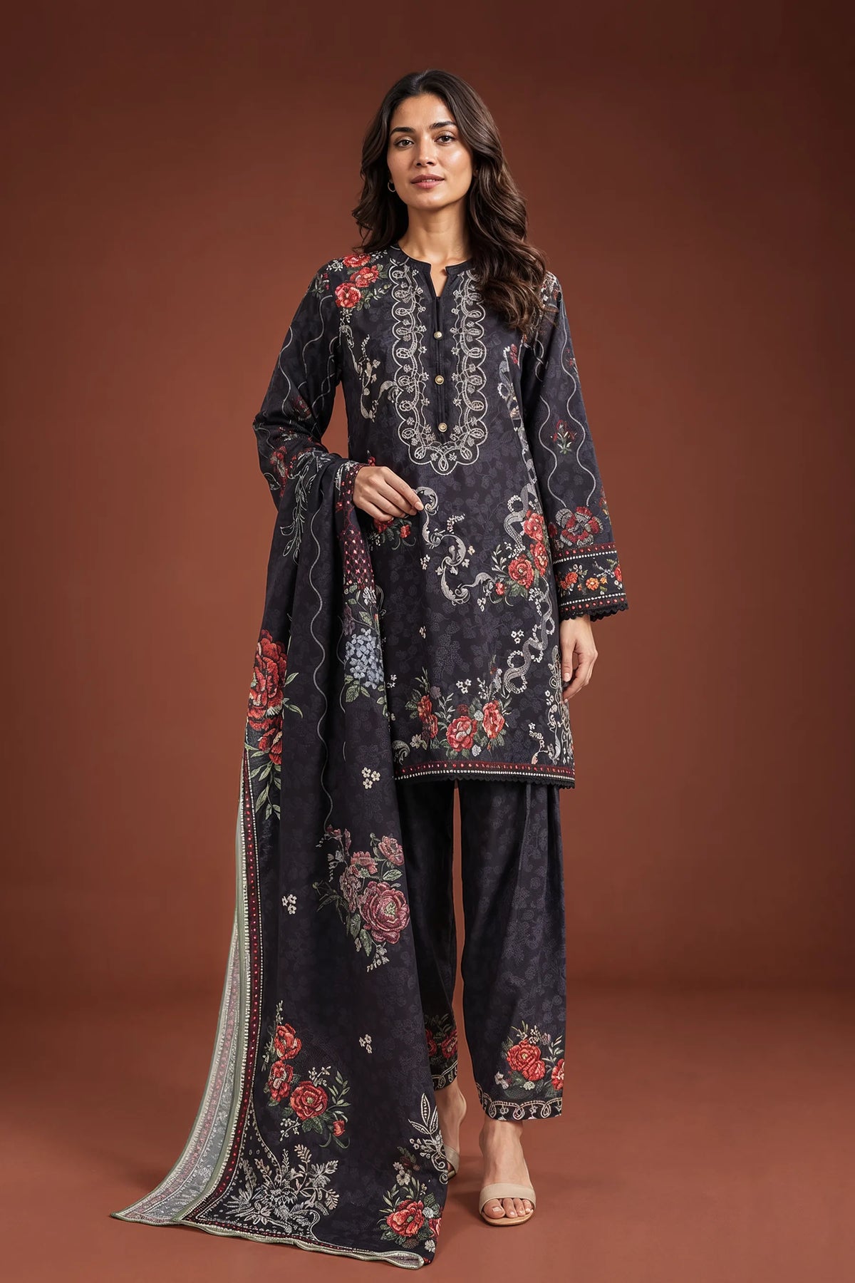 Unstitched 3-Piece