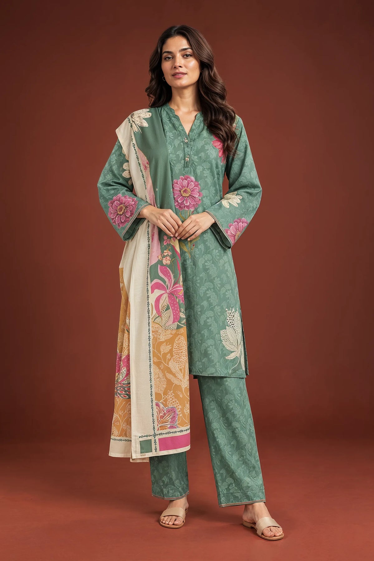 Unstitched 3-Piece