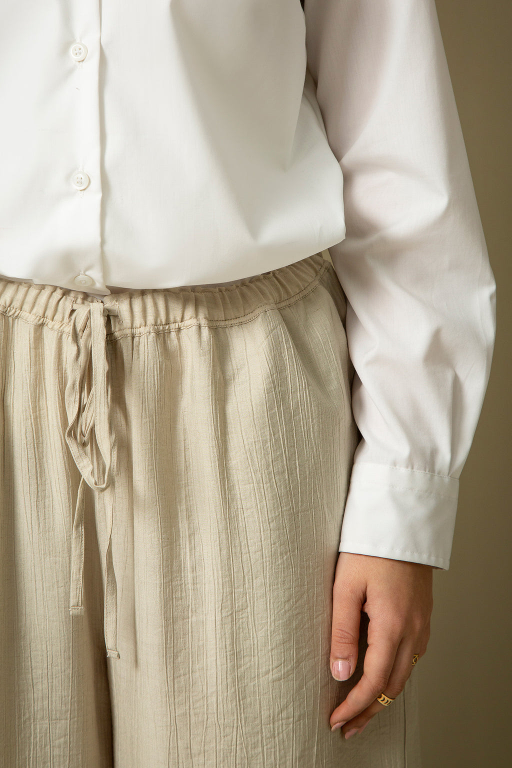 STITCHED 1-PIECE PLAIN PANT