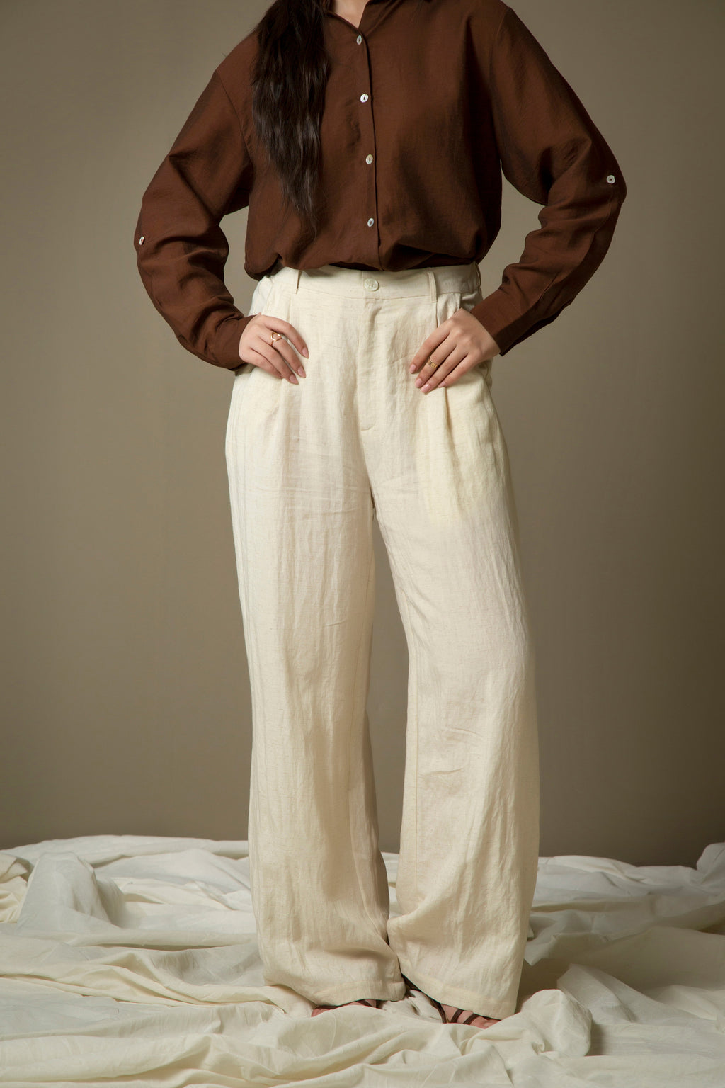 STITCHED 1-PIECE PLAIN PANT