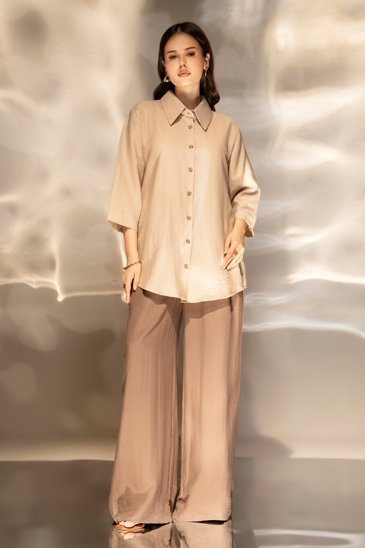 LOOSE FIT PLEATED PANT