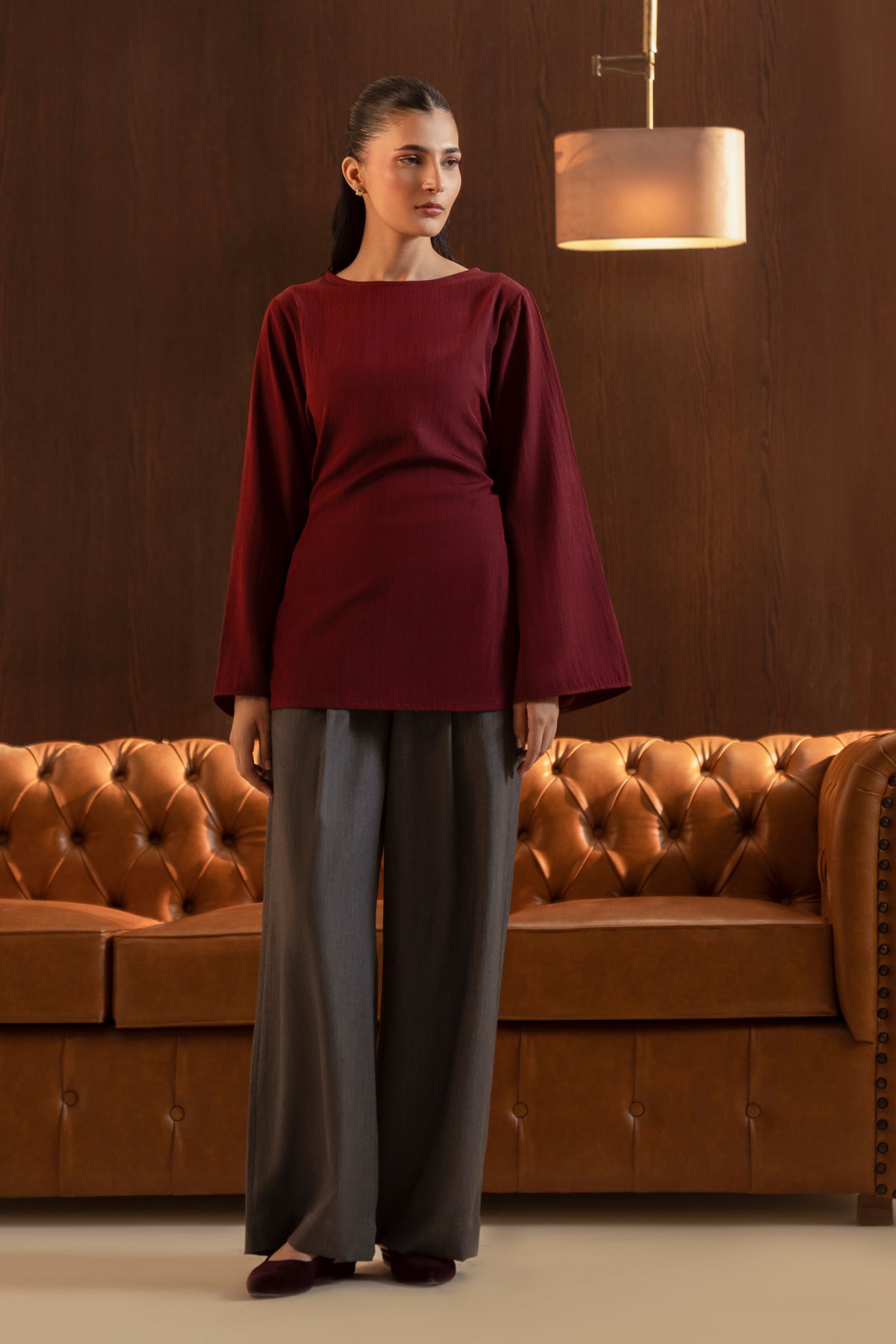 Stitched Western Trouser