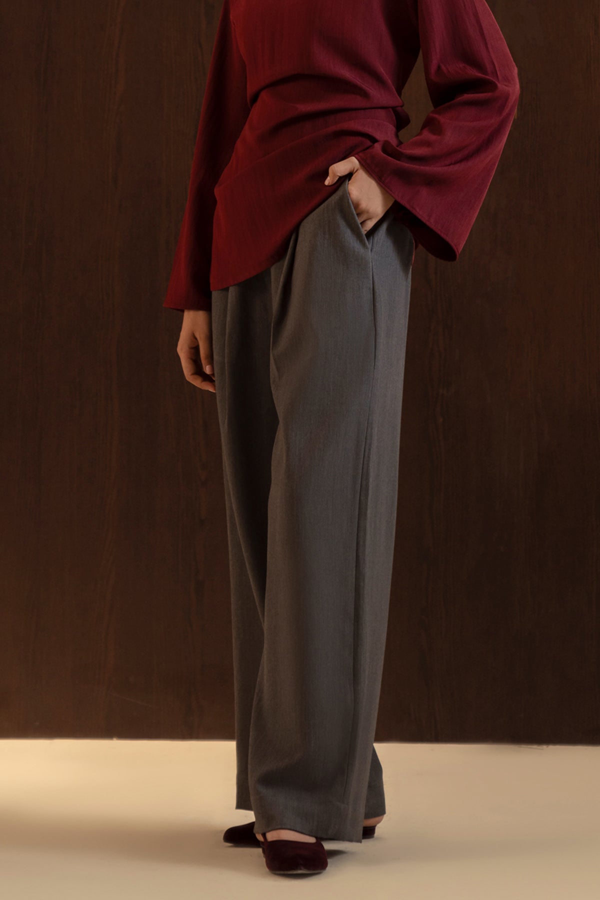 Stitched Western Trouser