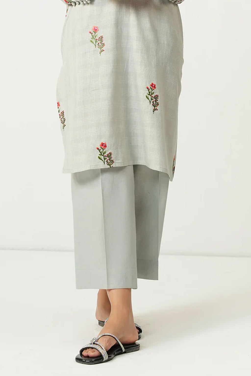 STITCHED DYED CAMBRIC CULOTTES