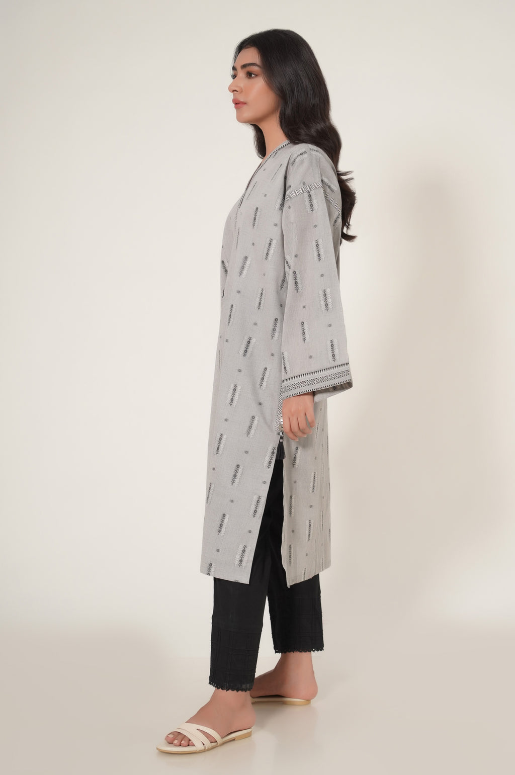Stitch 1 Piece Yarn Dyed Jacquard Shirt