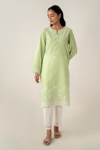 Stitched 1 Piece Embroidered Chikankari Lawn Shirt