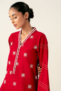Stitched 1 Piece Embroidered Chikankari Lawn Shirt