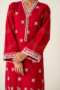Stitched 1 Piece Embroidered Chikankari Lawn Shirt