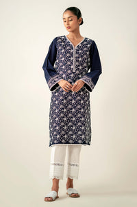 Stitched 1 Piece Embroidered Chikankari Lawn Shirt