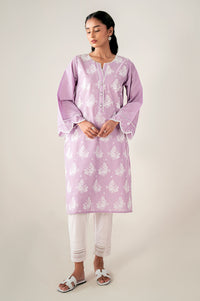 Stitched 1 Piece Embroidered Chikankari Lawn Shirt