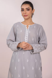 Stitched 1 Piece Embroidered Chikankari Lawn Shirt