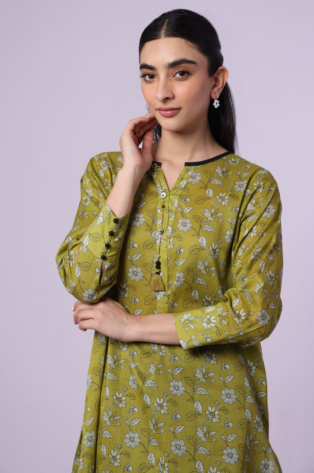 Stitched 1 Piece Printed Lawn Shirt