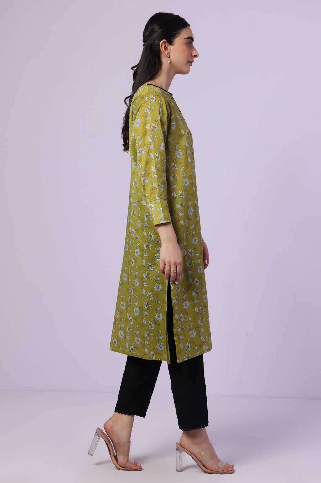 Stitched 1 Piece Printed Lawn Shirt