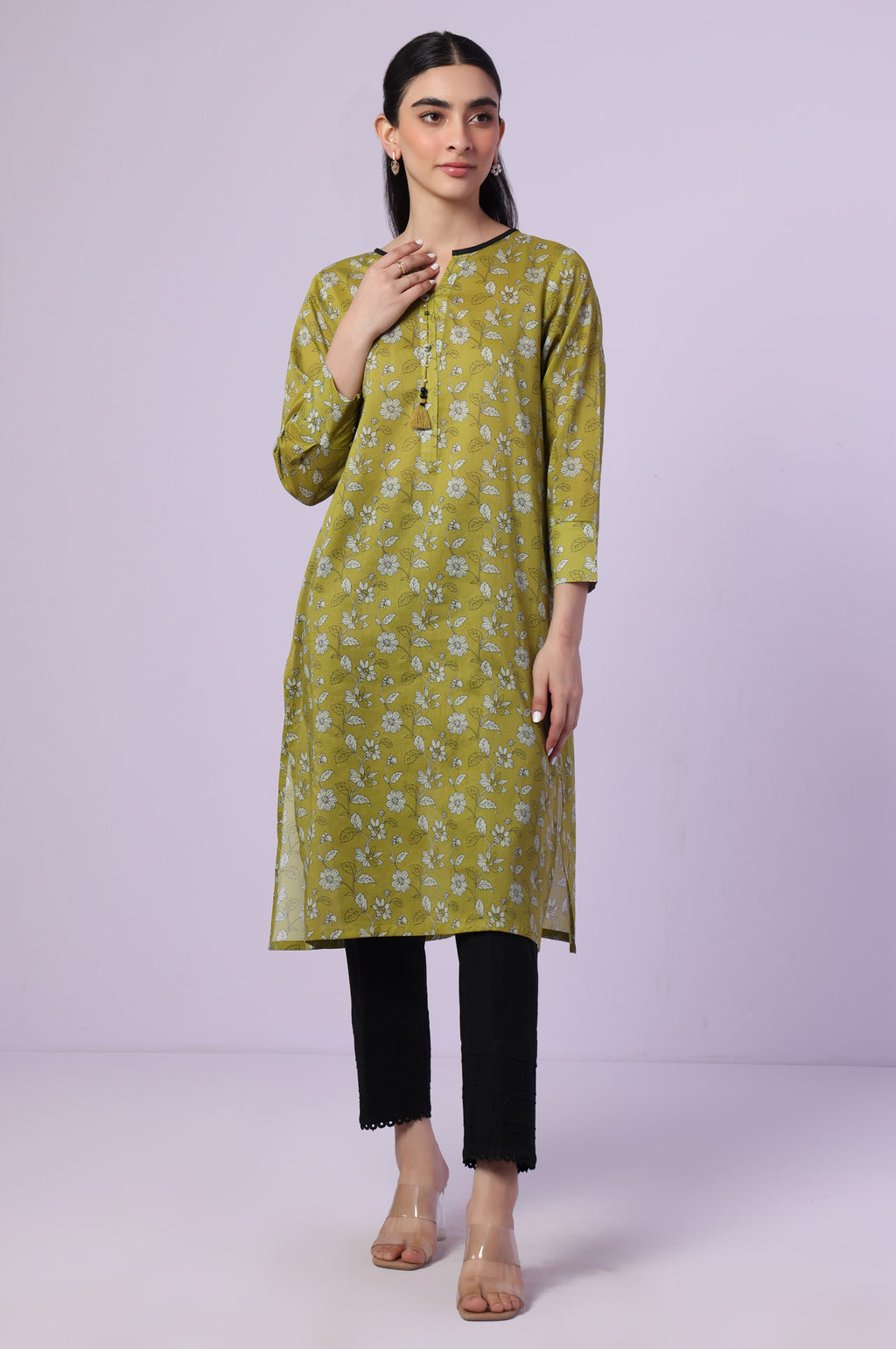 Stitched 1 Piece Printed Lawn Shirt