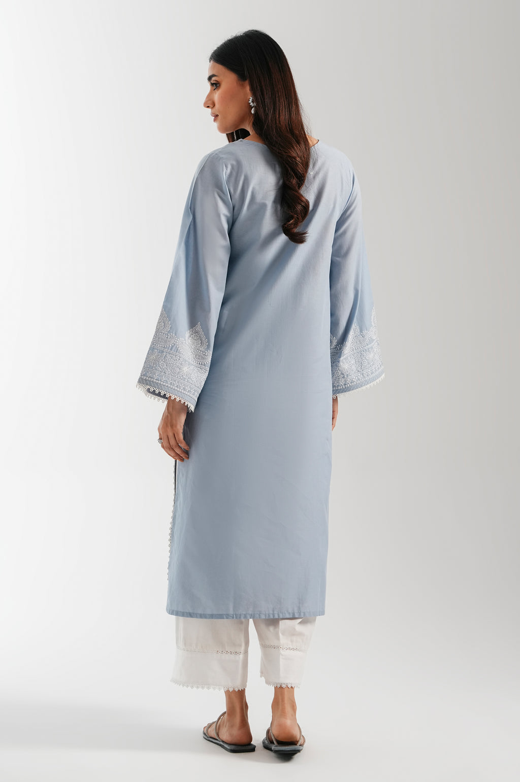 Stitched 1 Piece Embroidered Chikankari Shirt