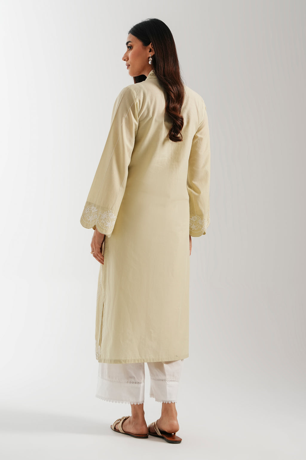 Stitched 1 Piece Embroidered Chikankari Shirt